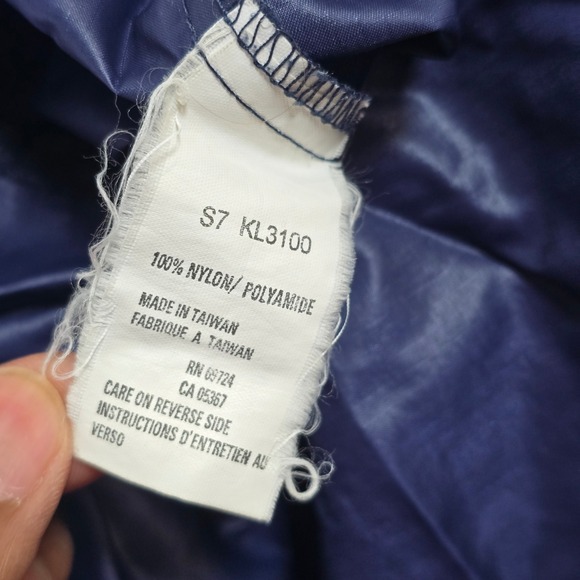 Columbia Packable Anorak‎ Jacket Navy Blue Mens L Rain windbreaker - Picture 8 of 9